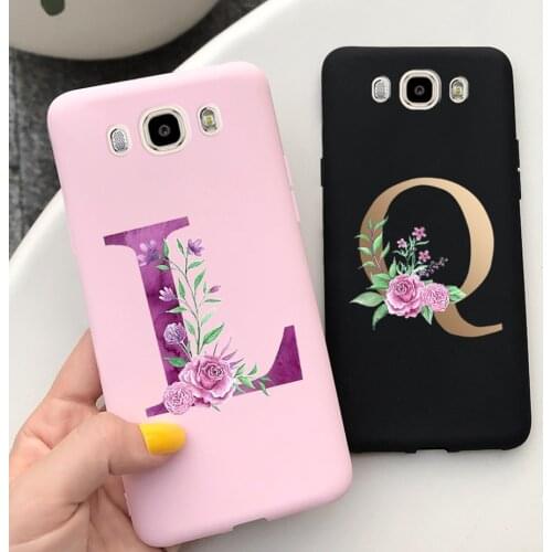 Cute Letters Cover For Samsung Galaxy J5 2016 Case SM-J510F Soft Silicone Back Cover For Samsung J5 2016 J510 J510F Phone Cases