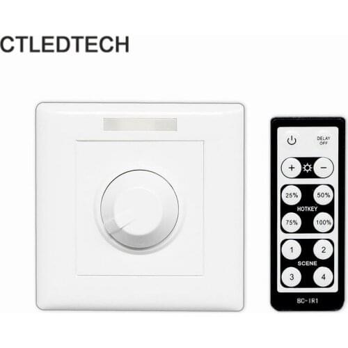 Old Style Type 86 dimmer 0-10V panel dimmer with remote control PWM5V knob dimmer panel PWM10V dimmer
