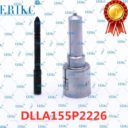 ERIKC Nozzle Dlla155p2226 Black Needle Dlla 155p2226 Spray Dlla155 P2226 Injector Nozzle 0433172226 for 0445110416, 0445110417