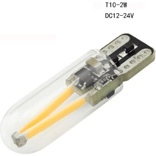 2PCS High Quality T10 Super Bright COB LED Interior Reading Dome Light Marker Lamp 12v 24v LED Auto Wedge Parking Bulbs