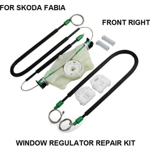 WIDNOW REGULATOR FOR SKODA FABIA 6Y2 6Y3 6Y5 WINDOW REGULATOR REPAIR KIT FRONT RIGHT SIDE 1999-2007