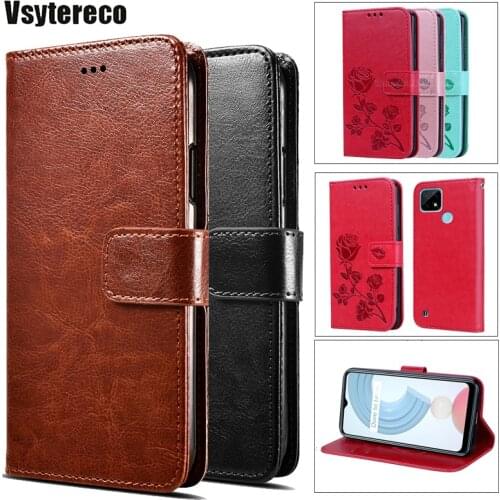Leather Cover For Realme 8 7 6 X7 Max Pro Ultra Phone Case on Realmi Realme C21Y RMX3261 C25S C20A C11 2021 C17 C15 C12 C3i Capa