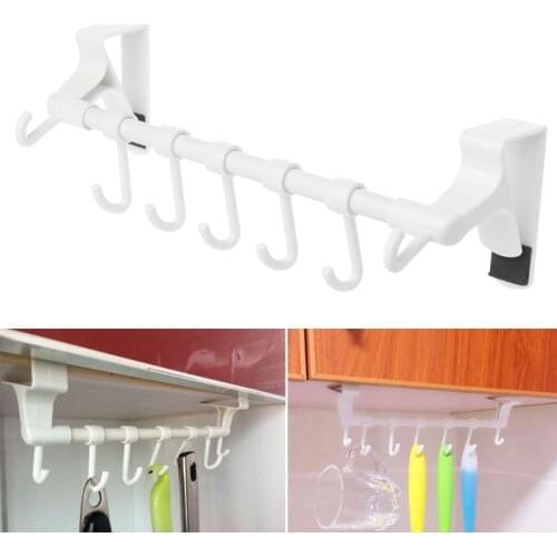 Kitchen Paper Roll Towel Organizer Hanging Door Hook Rack Holder Bathroom Shelf
