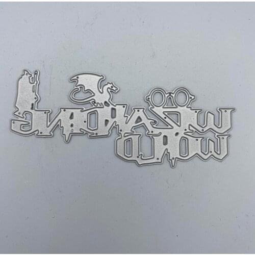 Metal Cutting Die wizarding world Stencil Template for DIY Embossing Paper Photo Album Gift Cards New Dies