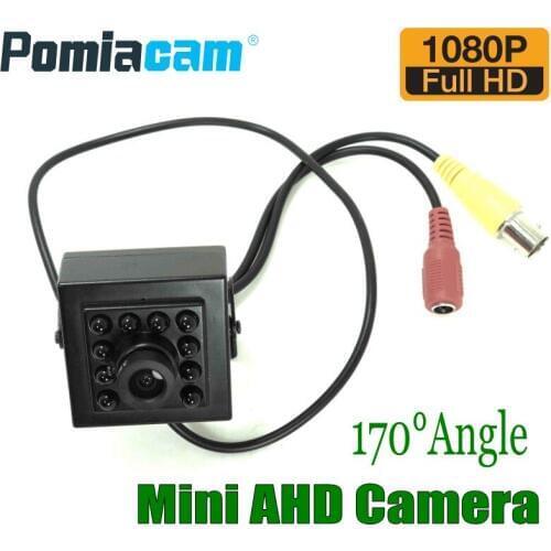 Wholesale Mini High Definition Surveillance Camera T330 2mp 1080p 170 degree fisheye cctv Camera IR Night vision Mini AHD Camera