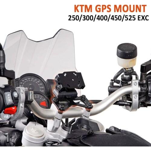 NEW For 250/300/400/450/525 EXC Motorcycle Accessories GPS Navigaton Plate Bracket Front Phone Stand Holder Phone
