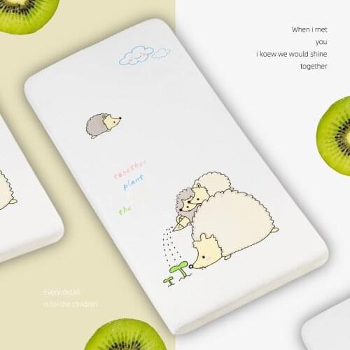 The Baby Bed Fitted Sheet Is Made of Elastic and Close Fitting Pure Cotton Which Is Suitable for All Season Sheets of Any Size