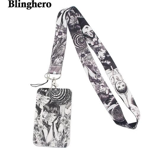 CB167 Anime Lanyards Cool Print Neck Strap Phone ID Card Badge Holder Lanyard For Keys DIY Hanging Ropes Cosplay Accessories