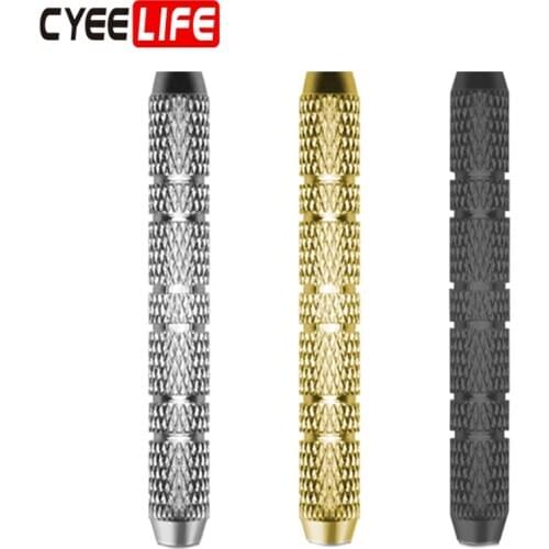 CyeeLife 6pcs 10g14g 16 Grams Copper Dart Barrels Replacement Shafts Grip For Soft Tip Dart And Steel Tip Darts Play Accessories