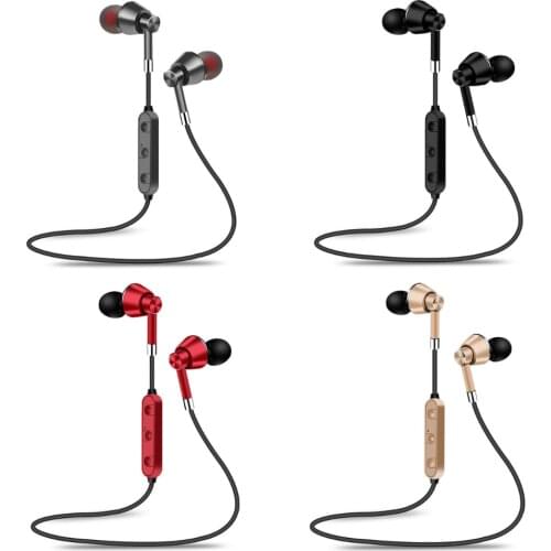 Sweatproof Sports Bluetooth Headphones Wireless in Ear Earbuds Cordless Earphones Noise Cancelling Headsets for Gym Workout