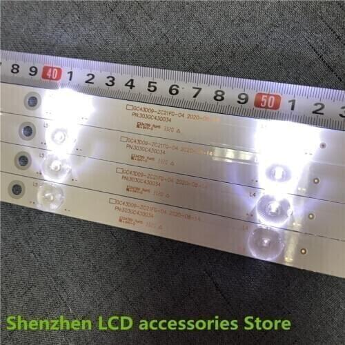 LED backlight strip 9 lamp for 43PFF5021 DLED43GC4X9 DLED43GC GC43D09-ZC23FG-01 ZC21FA 100%NEW