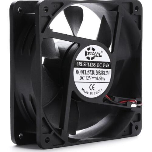 Brand New SXDOOL SXD12038B12M-1 120*120*38mm DC12V 0.50A 2800RPM 110CFM case axial server inverter cooling fan