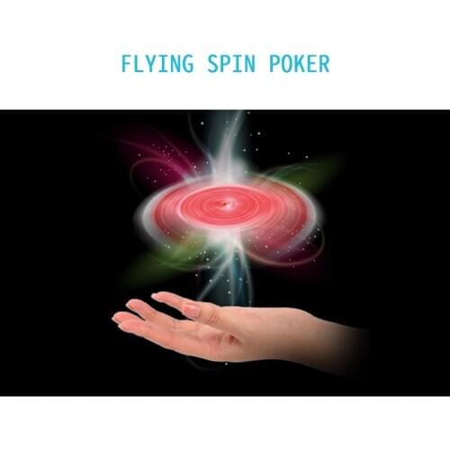 1pc magic hot selling suspended rotating magic poker flying card adult magic props