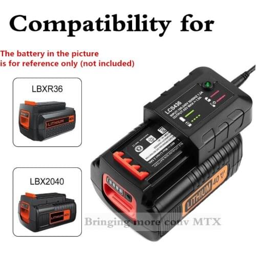 Newest charger For Black & Decker Li-ion battery charger 40V MAX high quality For Black & Decker LCS36,LCS40 free shipping