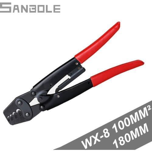 Ratchet Type Terminal Pressure Clamp Japanese Type Wx -8 Crimping Pliers Cold Pressure Clamp 2 Multi Tool Hands Cable Cutters