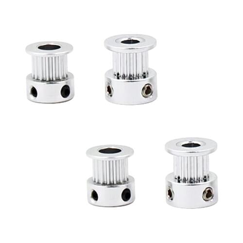 1Pcs Aluminum GT2 6mm Width 16 Tooth Teeth 2GT Timing Drive Pulley Pully Wheels Gear For 3D Printer Bore=3.17mm/5mm/6mm