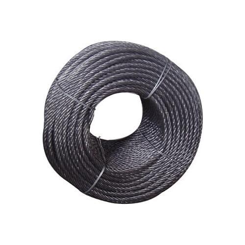 12MM--22MM, 6X37+FC ungalvanized steel wire rope crane cable lifting hoist rope