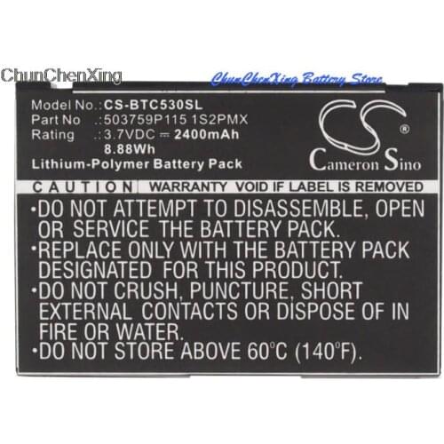 Cameron Sino 2400mAh Battery 503759P115 1S2PMX for Blaupunkt Lucca 5.3