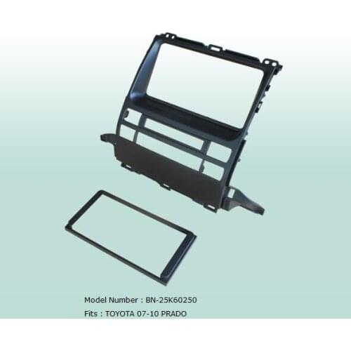 Car Fascias 2 Din Audio Panel Frame Dash Kit For Land Cruiser Prado 2007 2008 2009 2010