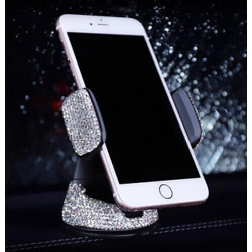Diamond Car Phone Holder For Phone In Car Stand No Magnetic Mobile Phone Holder Universal Gravity Smartphone Cell Support