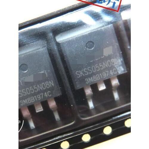 Free shipping 50PCS/LOT in stock SKSS055N08N 055N08N TO263
