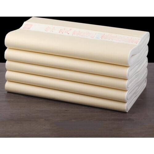 100pcs Semi Raw Rice Paper Chinese Calligraphy Xuan Paper For Painting Calligraphy Or Handicraft Supplies Modian