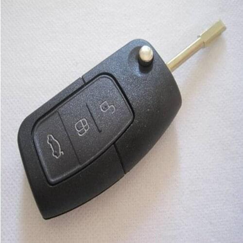 DAKATU 3 button Flip Remote Key Shell case fob for FORD Mondeo Focus Fiesta C Max Ka FO21 uncut