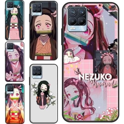 Demon Slayer Kamado Nezuko Anime For OPPO Realme 8 Pro 6 7 Pro C3 C15 GT Neo Case For OnePlus 8 Pro 8T Nord 9 Pro Cover