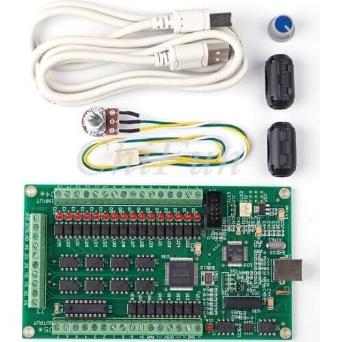 MACH3 CNC USB 4 axis drive FREE engraving machine control / interface card handwheel / tool / speed measurement