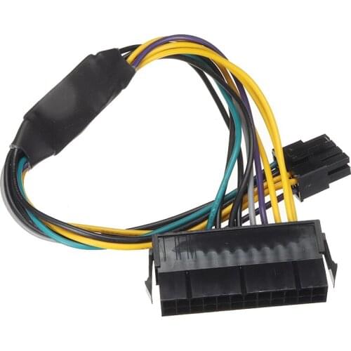 Mayitr 1pc High Quality 24-Pin to 8-Pin ATX Power Supply Cable For DELL Optiplex 3020 7020 9020 PC Computer