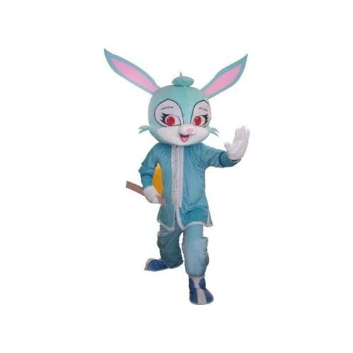 Rabbit Mascot Costume Swordsman Rabbit Cartoon Character Costumes Carnival Character Suit Fancy Dress Cosplay Outfits Adult
