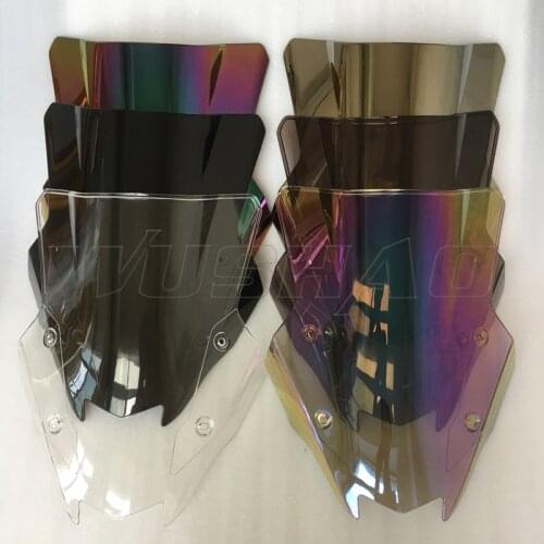 Motorcycle Windshield Windscreen For 2020 2021 Kawasaki Ninja 1000 Z1000SX Z1000-SX ABS Black Smoke Iridium