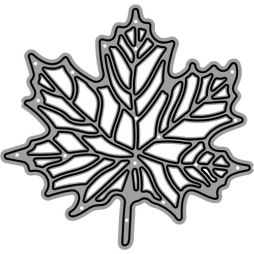 Maple Leaf Metal Cutting Dies DIY Scrapbooking Paper Stamping Die Decor 449C