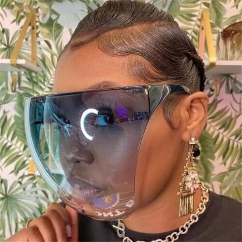 Mens and Womens Face Masks Protective Glasses Goggles Blowout Mask Safety Glasses Protective Glasses Plastic UV400 Sunglasses