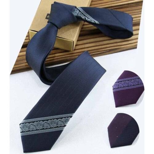 6cm Mens Tie Skinny Man Classic Business Casual Tie For Men 2019 Fashion Striped Neckties Hombre Gravata Slim Tie Wedding Party