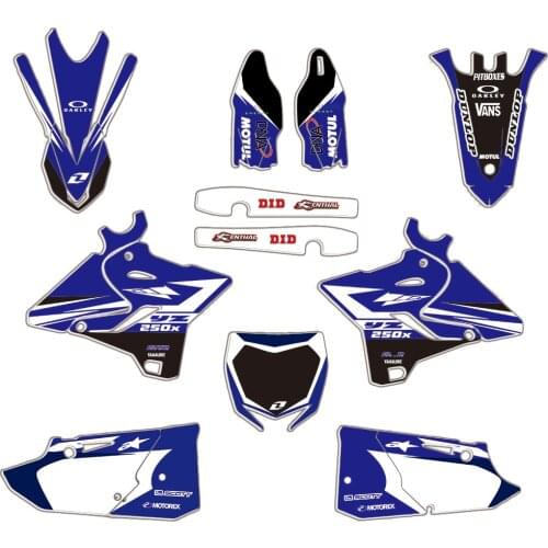 Sticker Decal for Yamaha YZ125 YZ250 YZ 125 250 2019 2018 2017 2016 2015 Motorcycle Team Background Graphics