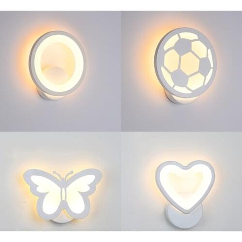 7 Shape Wall Light Lamp Light Living Room Corridor Bedside Wall Lamps Night Lights living room decoration led wall lamp 220V