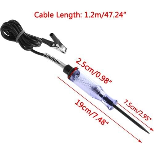 2021 New DC 6V-24V Car Voltage Circuit Tester For long System Probe Continuity Test Light