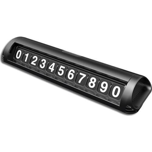 Car Stop Temporary Car Parking Card Phone Plate Card Number Switch CAR PHONE NUMBER Car Parking Card Stop Sign Interior