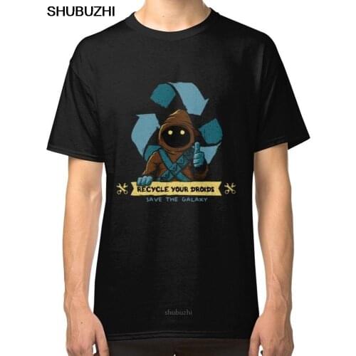 Recycle your droids - Jawa Mens Black T-Shirt Clothing Cool Casual pride t shirt men New Fashion tshirt free shipping sbz8415