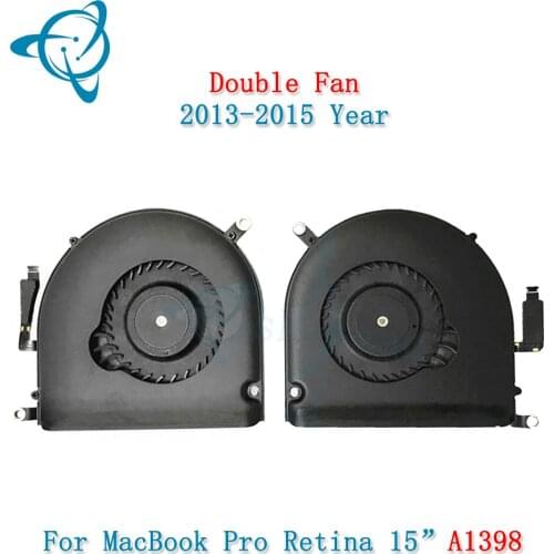 Shenyan Original A1398 CPU Fan For Macbook Pro Retina 15.4" Cooling Fan 610-0191-04 923-0668 Late 2013 Mid 2014 Mid 2015