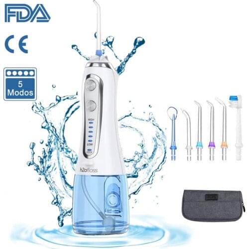 300ml Cordless Oral Irrigator Portable Water Dental Water Jet USB Rechargeable Water Flosser Tooth Mouth Teeth Cleaner 5 Jet