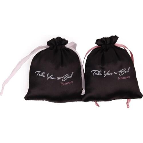 High quality satin small cheap drawstring bag satin fabric jewelry bag wholesale custom drawstring pouch for jewelry gift hair