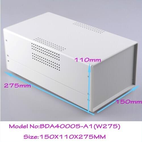 1pcs)150x110x275mm instrument enclosure electronic steel iron box project box enclosures for electronics outlet case