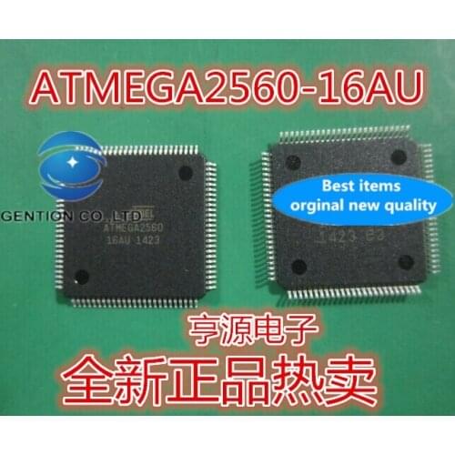 2PCS ATMEGA2560 ATMEGA2560-16AU 8-bit microcontroller LQFP-100 in stock 100% new and original