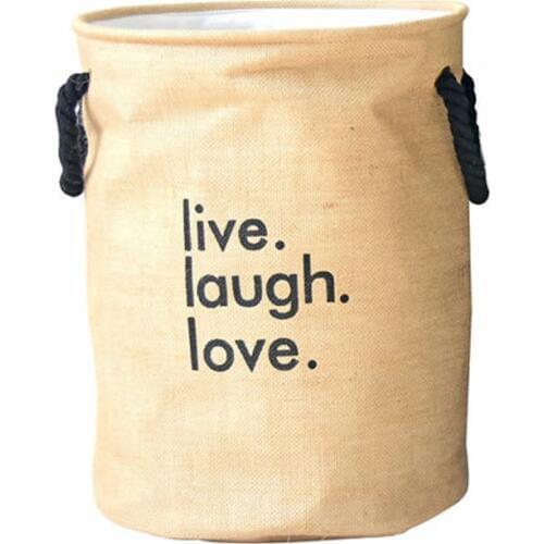 2PCS / LOT Double Layer Thicken Foldable Storage Basket Dirty Clothes Laundry Bin Portable Laundry Hamper