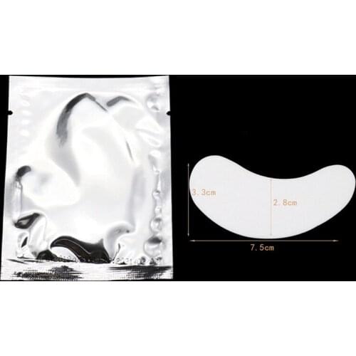 50 pairs/pack Hydrating Eye Tip Stickers Wraps Eye Care Pad Paper Patches Under Eye Pads Beauty Lash Under Eye Gel Patches
