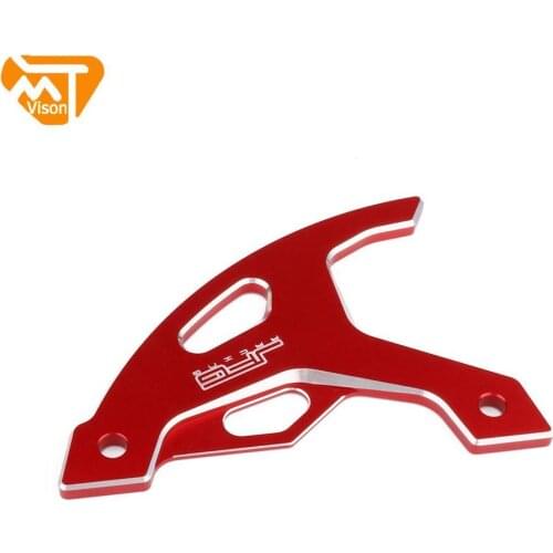 For HONDA XR650L XR400R XR250R XR600R XR 650 400 250 Motorcycle Accessories CNC Red Rear Brake Disc Rotor Guard Protector Cover