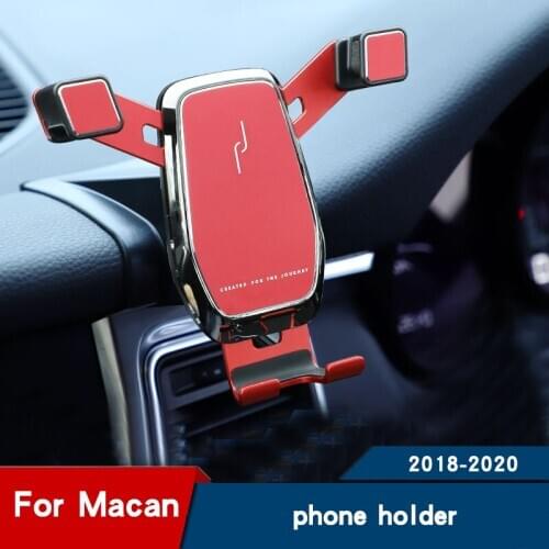 Car phone holder for Porsche macan 2019 2018 2020 Mobile phone stand interior modification accessories Mobile phone holder