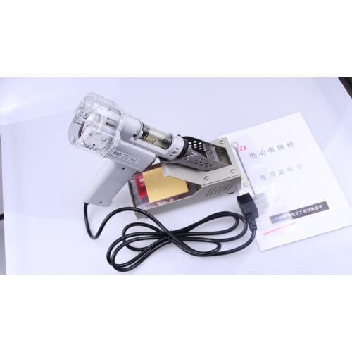Free shipping soldering iron Double-Pump Soldering IronS-998P 220V Electric Desoldering Gun Vacuum Pump Solder Sucker machine
